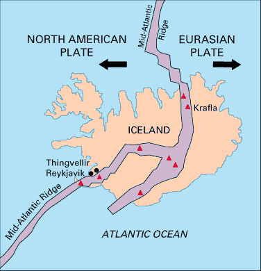 Mid-Atlantic Ridge in Iceland, USGS