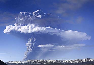 Grimsvotn Volcano, Iceland's most active volcano. USGS