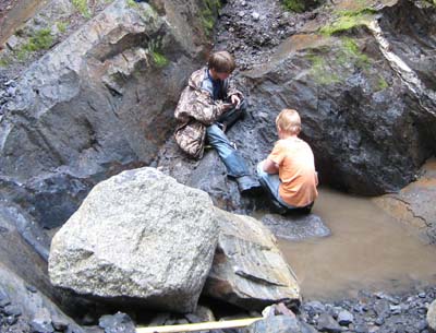 Garnet ledges near Wrangell, Alaska