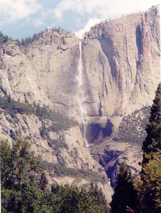 Yosemite Falls is 2,245 feet high. Photo by Cathy Martin