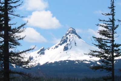 Mt. Washington, a shield volcano in the Cascade Mountains