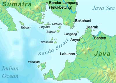 Krakatoa, Sunda Strait